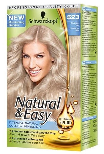 Plaukų dažai Schwarzkopf Natural & Easy, Light Ice Blonde, Light Ice Blonde 523