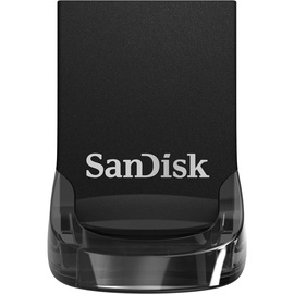 USB zibatmiņa SanDisk Ultra Fit, melna
