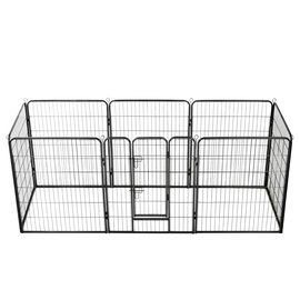 Защита VLX Dog Playpen 8 Panels Black, 2400x800x1000 мм