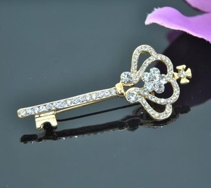 Vincento Brooch With Zirconium Crystal LD-1048