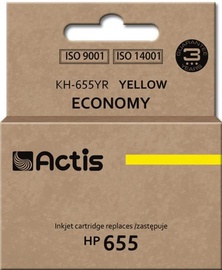 Actis Cartridge KH-655YR For HP 12ml Yellow