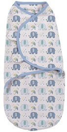 Summer Infant SwaddleMe Original Swaddle Small Elephant Splash