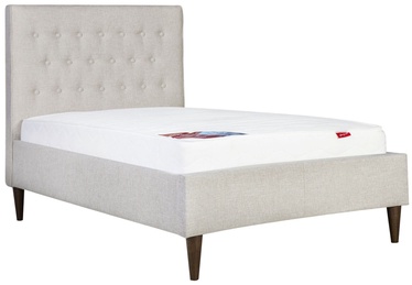 Gulta Home4you Emilia + Harmony Duo, 90 x 200 cm, bēša, ar matraci, ar režģi