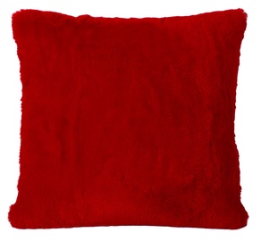 Декоративная подушка Home4you Soft Me, красный, 450 мм x 450 мм