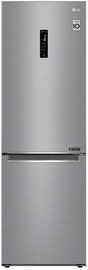 Холодильник LG GBB61PZFFN, морозильник снизу