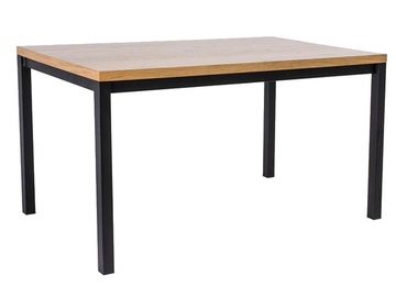 Signal Meble Normano Oak Table 150x80cm Oak/Black