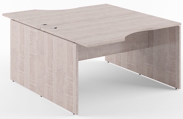Skyland Xten X2CET 149.3/169.3 Double Desk Sonoma Oak