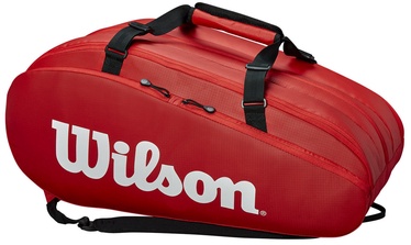 Mugursoma Wilson Tour 3 Compartment Bag Red, sarkana