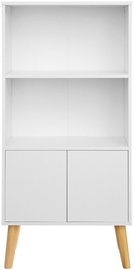 Skapis Songmics Bookcase White 60x30x120cm