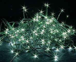 Электрическая гирлянда Verners LED 400, белый, 15 м