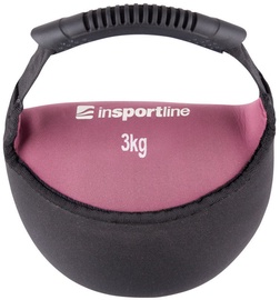 inSPORTline Neoprene Dumbbell Bell-Bag Black/Pink 3kg