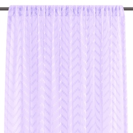 Dienas aizkari AmeliaHome Molisa Pleat, violeta, 2700 mm x 1400 mm