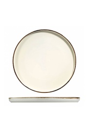 Taldrik 28 cm beige rim