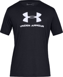 Särk Under Armour Sportstyle Logo Tee 1329590-100, must, M