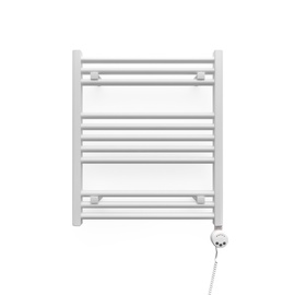 Электрический полотенцесушитель Terma Basia, белый, 500 мм x 580 мм