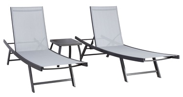 Välimööbli komplekt Home4you Ario 13234, hall, 2 istekohta