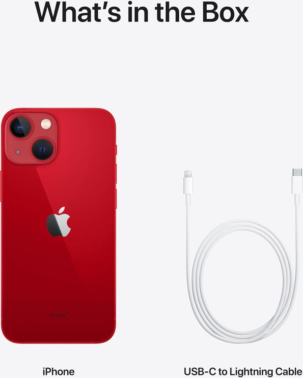 Mobiiltelefon Apple iPhone 13 mini, punane, 4GB/128GB