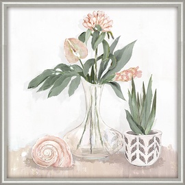Home4you Painting Flowers 40x40cm