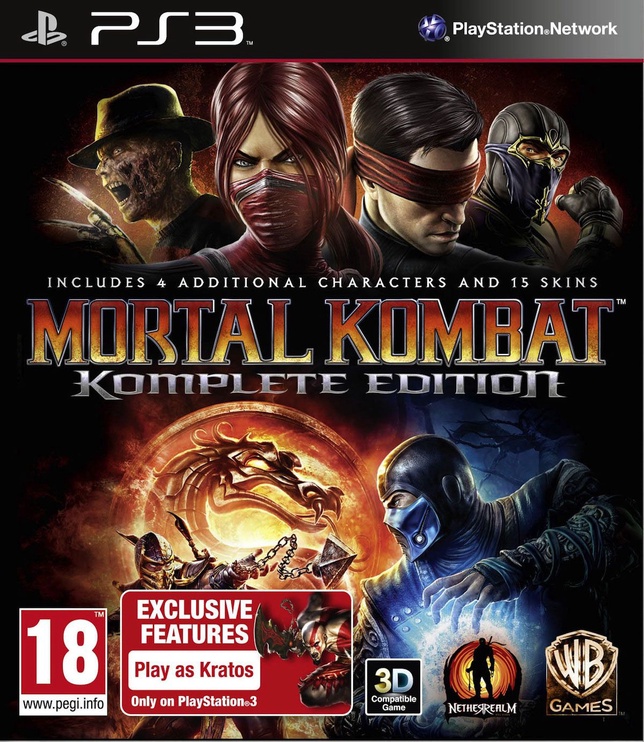 PlayStation 3 (PS3) žaidimas Sony Mortal Kombat Komplete Edition