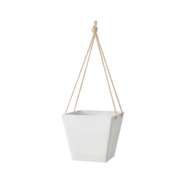 Green Ship Flower Pot D-11UF25 White