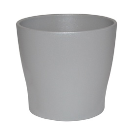 Puķu pods Domoletti 5906750941776, keramika, Ø 240 mm, sudraba