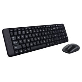 Клавиатура Logitech MK220 INT EN, черный, беспроводная