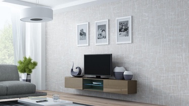 Cama Meble Vigo Glass TV Stand Latte/Latte Gloss