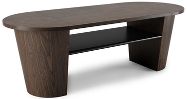 Kafijas galdiņš Umbra Woodrow Black/Walnut, 1190x510x400 mm