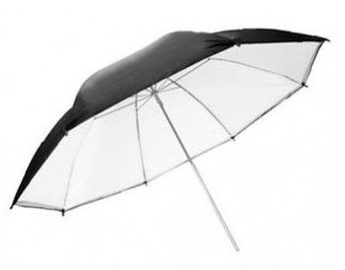 Falcon Eyes Jumbo Umbrella URN-T86TSB1 White+Silver/black 216cm
