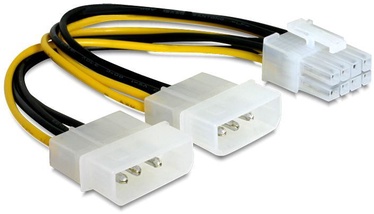 Delock Cable 8pin / Molex x2 0.15m