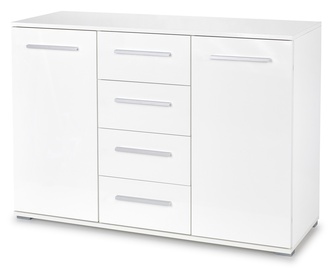 Комод Halmar Lima KM-4, белый, 40x116x82 см