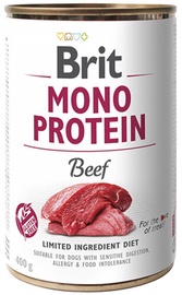 Влажный корм для собак Brit Mono Protein, 0.4 кг