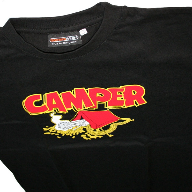 T-krekls GamersWear Camper T-Shirt Black M
