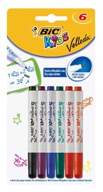 Valge tahvli marker BIC Kids Velleda Mini Marker For Whiteboard 6pcs