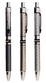 Lodīšu pildspalva Piano PS-007, zelta/sudraba