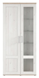 Black Red White Romance Showcase 93x201x45cm Sibiu Larch