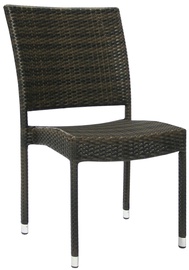 Lauko krėslas Garden4you Wicker, ruda, 60 cm x 49.5 cm x 92 cm