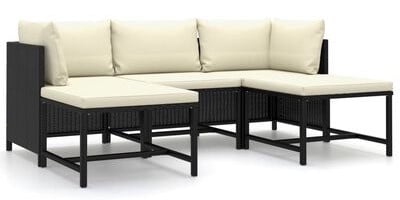 rattan 5 piece