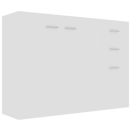 Шкаф VLX Chipboard, белый, 105 см x 30 см x 75 см