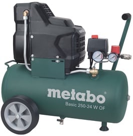 Gaisa kompresors Metabo Basic 250-24W OF, 1500 W, 230 V