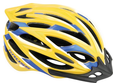 Ķivere velobraukšanai universālā Kross, zila/dzeltena, 54, 540 - 580 mm