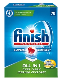 Finish All in 1 Powerball Tabs Lemon 70pcs