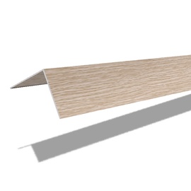 PVC līste 25x25x2700, balts ozols