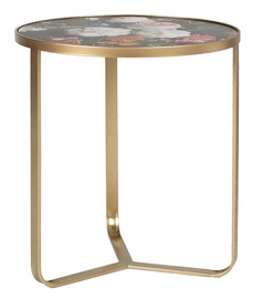 Kavos staliukas Home4you Porta Peonies, 450x450x500 mm