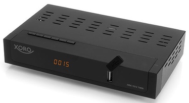 Xoro HRK 7672 TWIN Receiver Black
