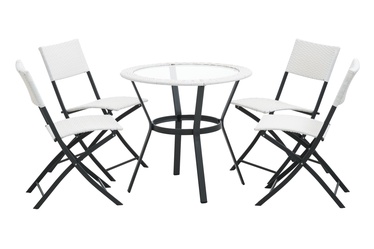 4living Lisa Garden Furniture Set White