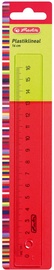 Lineāls Herlitz 8700601, 1.6 cm, plastmasa, sarkana/dzeltena