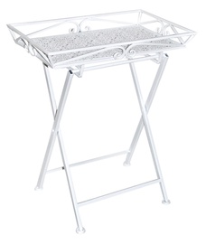 Home4you Tray Table Greta 60x40xH73cm White