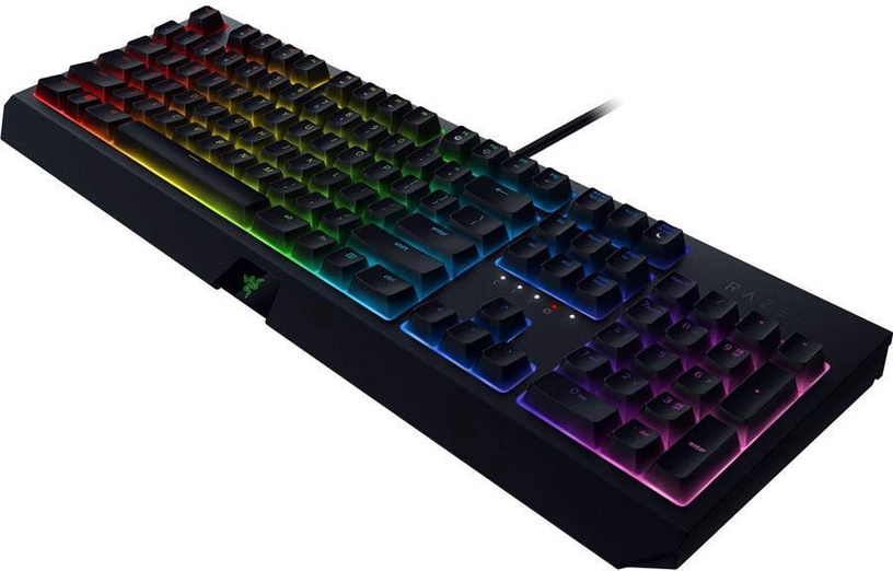 Klaviatūra Razer BlackWidow Blackwidow Razer Green EN, juoda