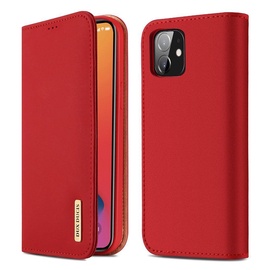 Dux Ducis Wish Bookcase For Apple iPhone 12 Mini Red